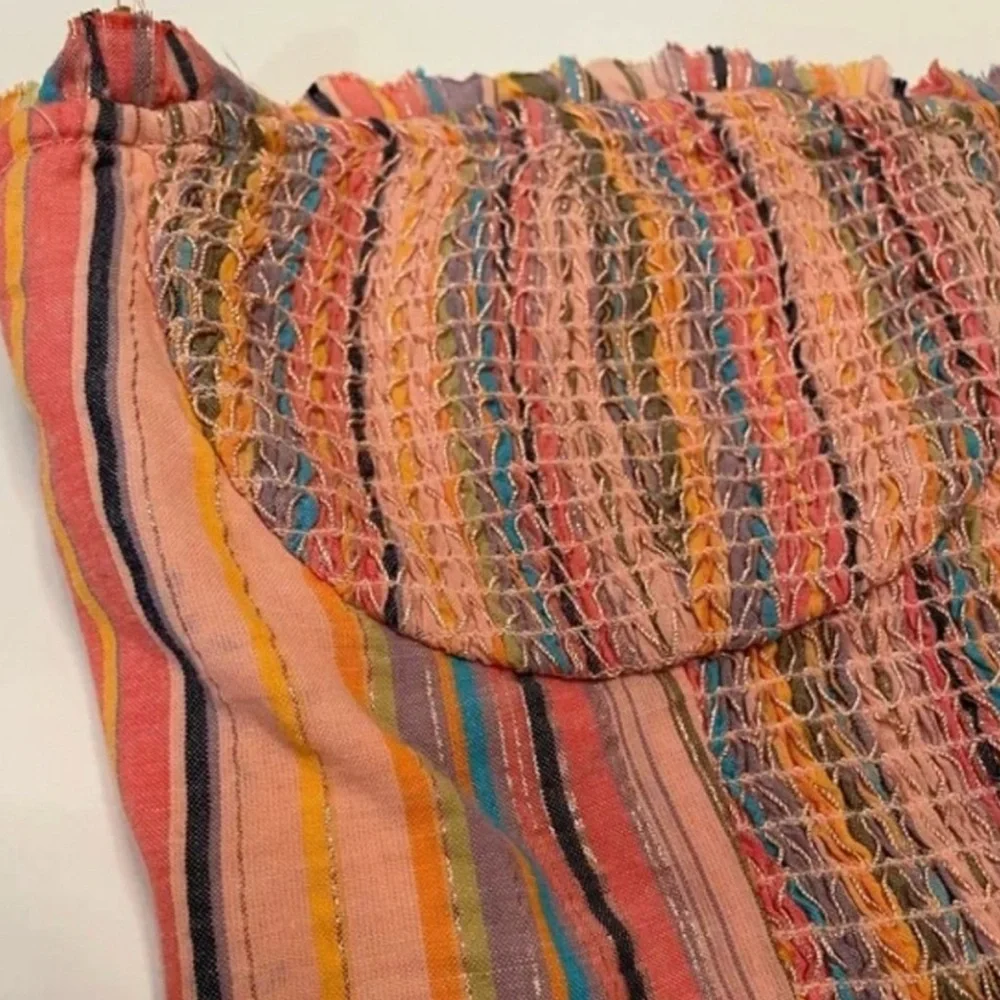 Anthropologie Pilcro Striped Strapless Top Size Large Petite NWT - Picture 8 of 13